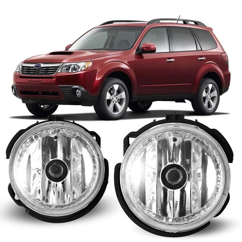 CPW Fog Lights Assembly Replacement for Subaru [2009 2010 2011 2012 2013 Forester] [2008-2010 Impreza WRX STI] Driving Fog Lights - Image 1